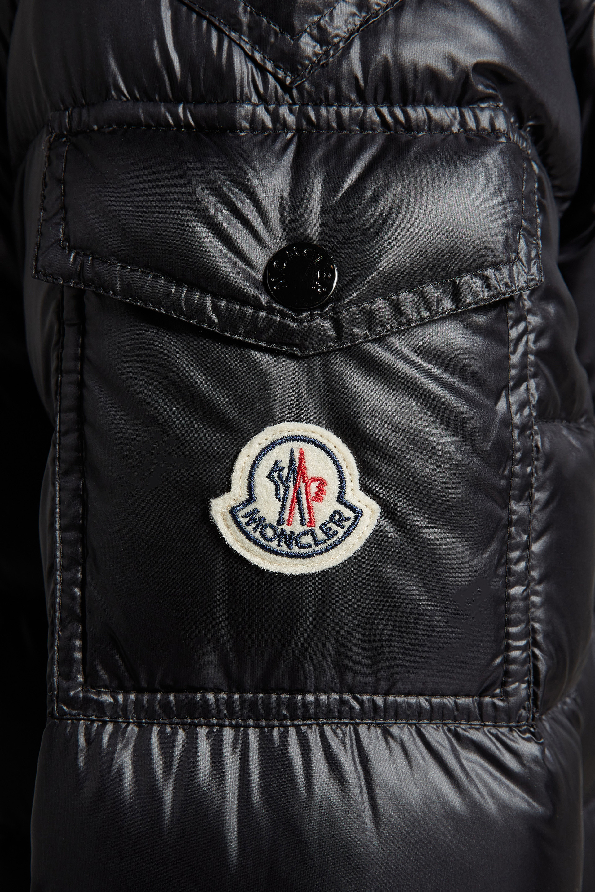 Moncler on sale jacket badge