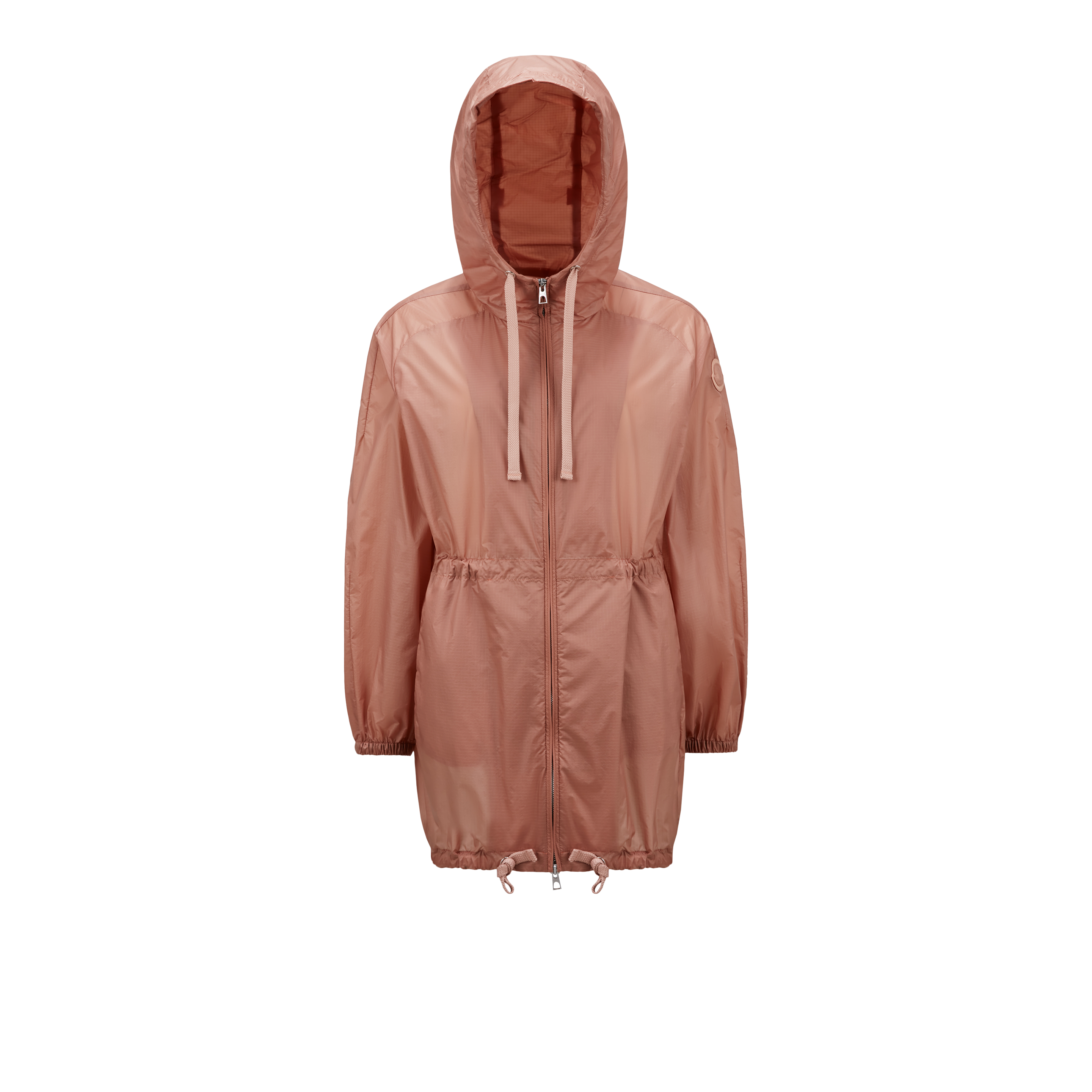 Moncler Collection Veste À Capuche Airelle In Pink