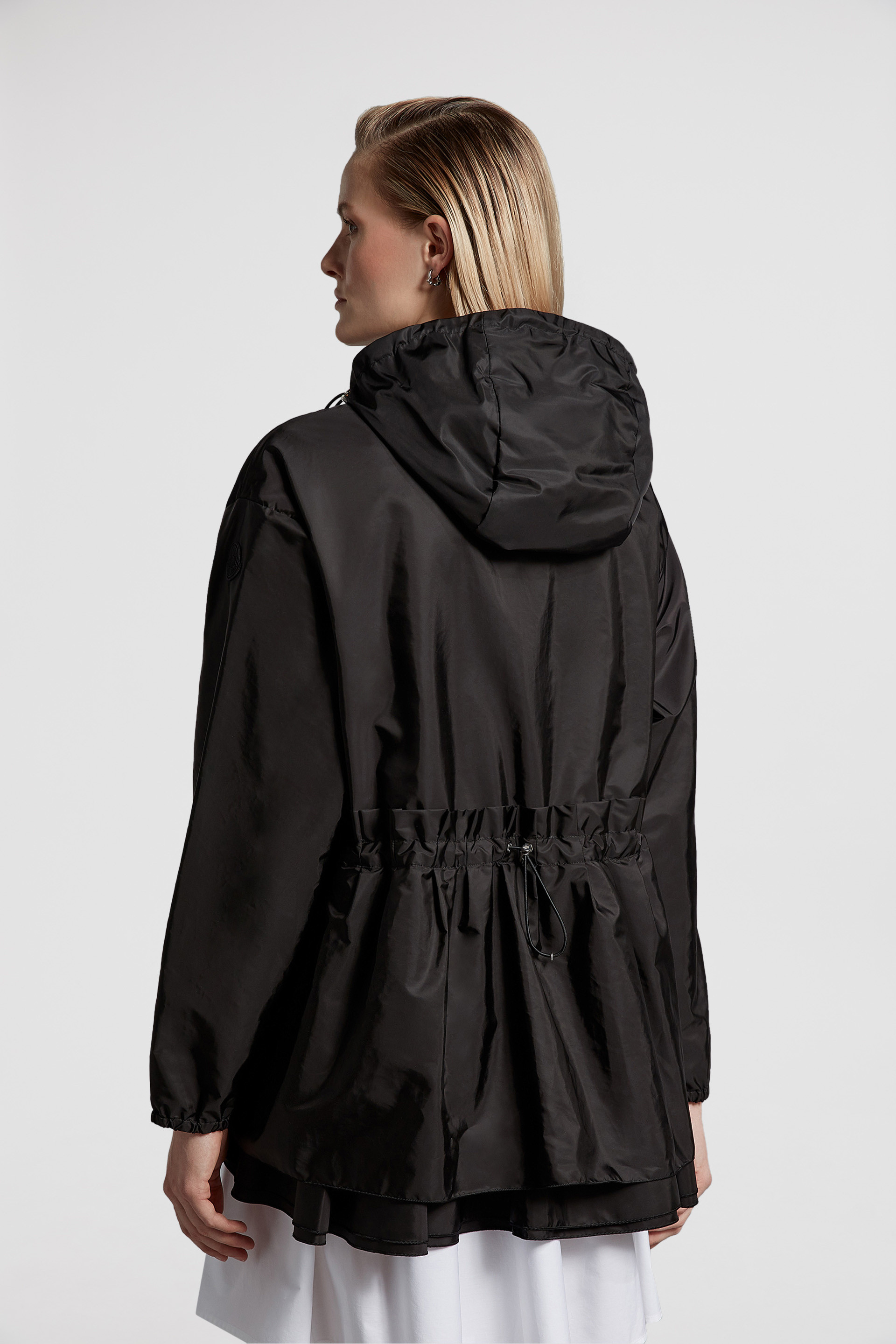 Moncler hooded hot sale jacket women's