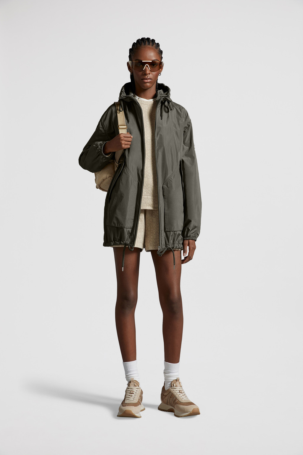 Grey raincoats clearance