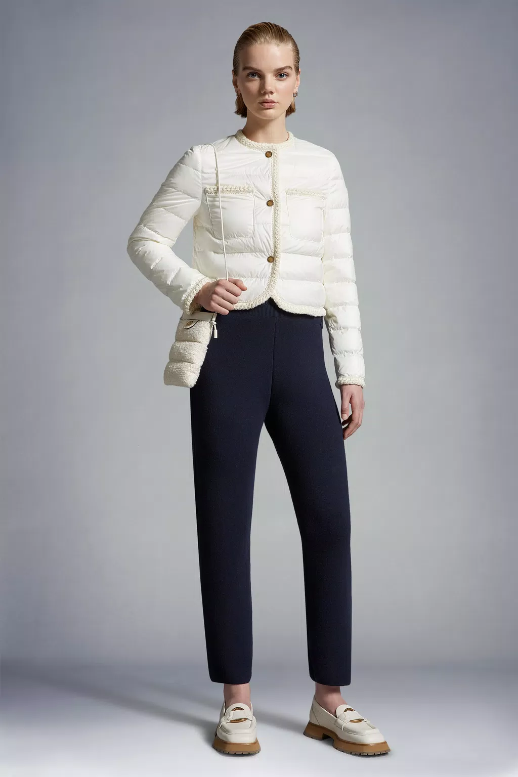 Aristeo Short Down Jacket Women White Moncler 1