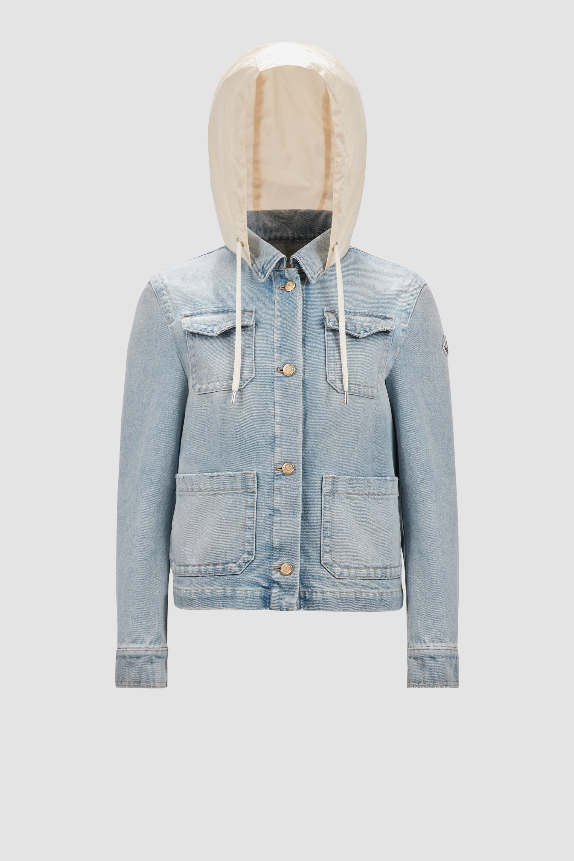 Moncler denim outlet jacket