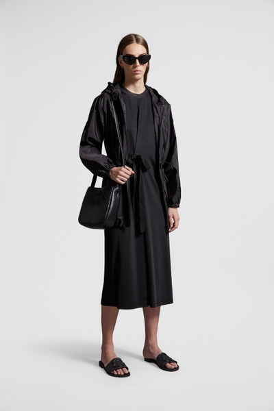 Black Filira Hooded Jacket - Windbreakers & Raincoats for Women | Moncler US