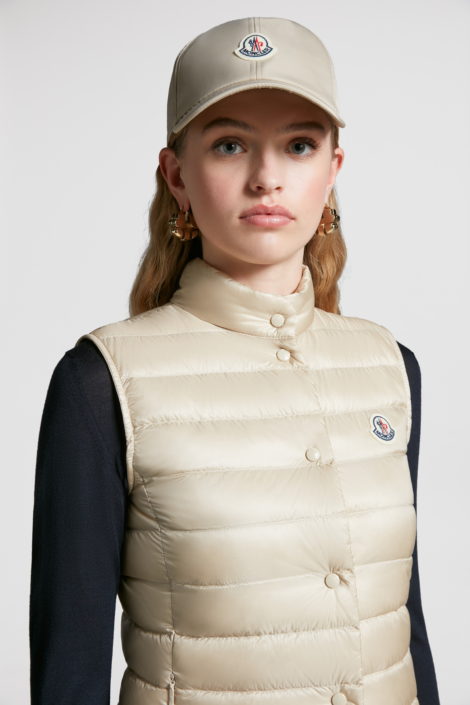 Beige Liane Down Gilet - Vests for Women | Moncler HK