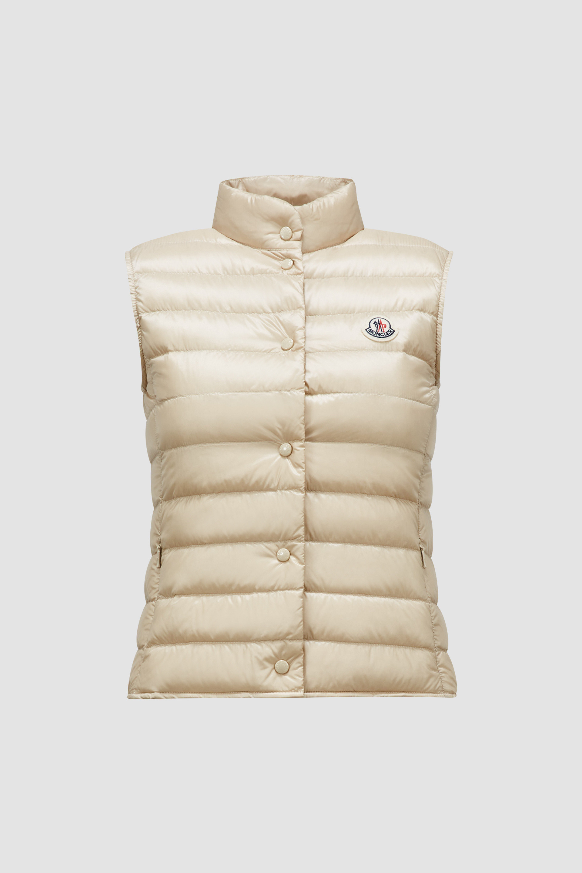 Beige Liane Down Vest - Vests for Women | Moncler US