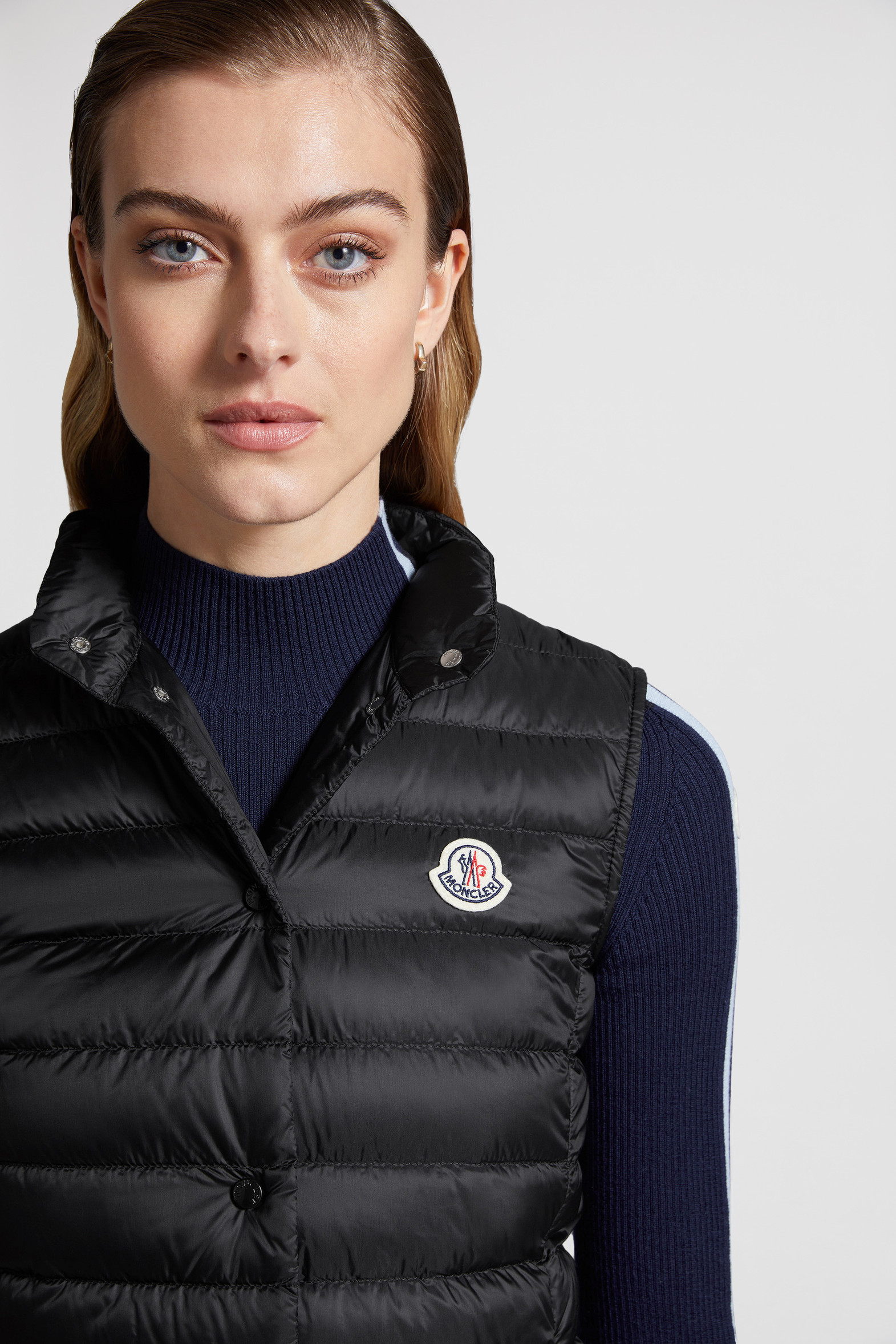 Black Liane Down Vest Vests for Women Moncler US