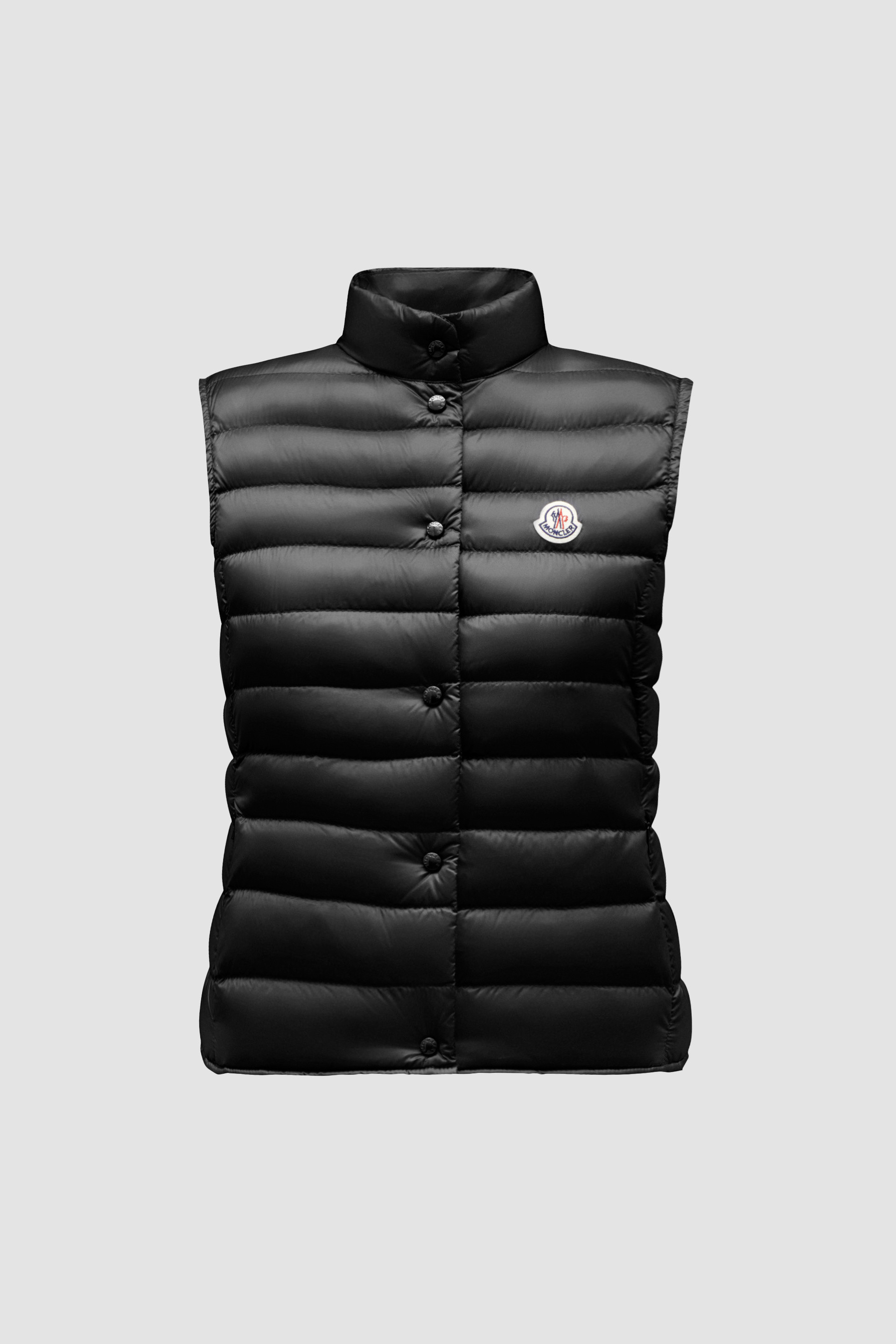 Black Liane Down Vest - Vests for Women | Moncler US