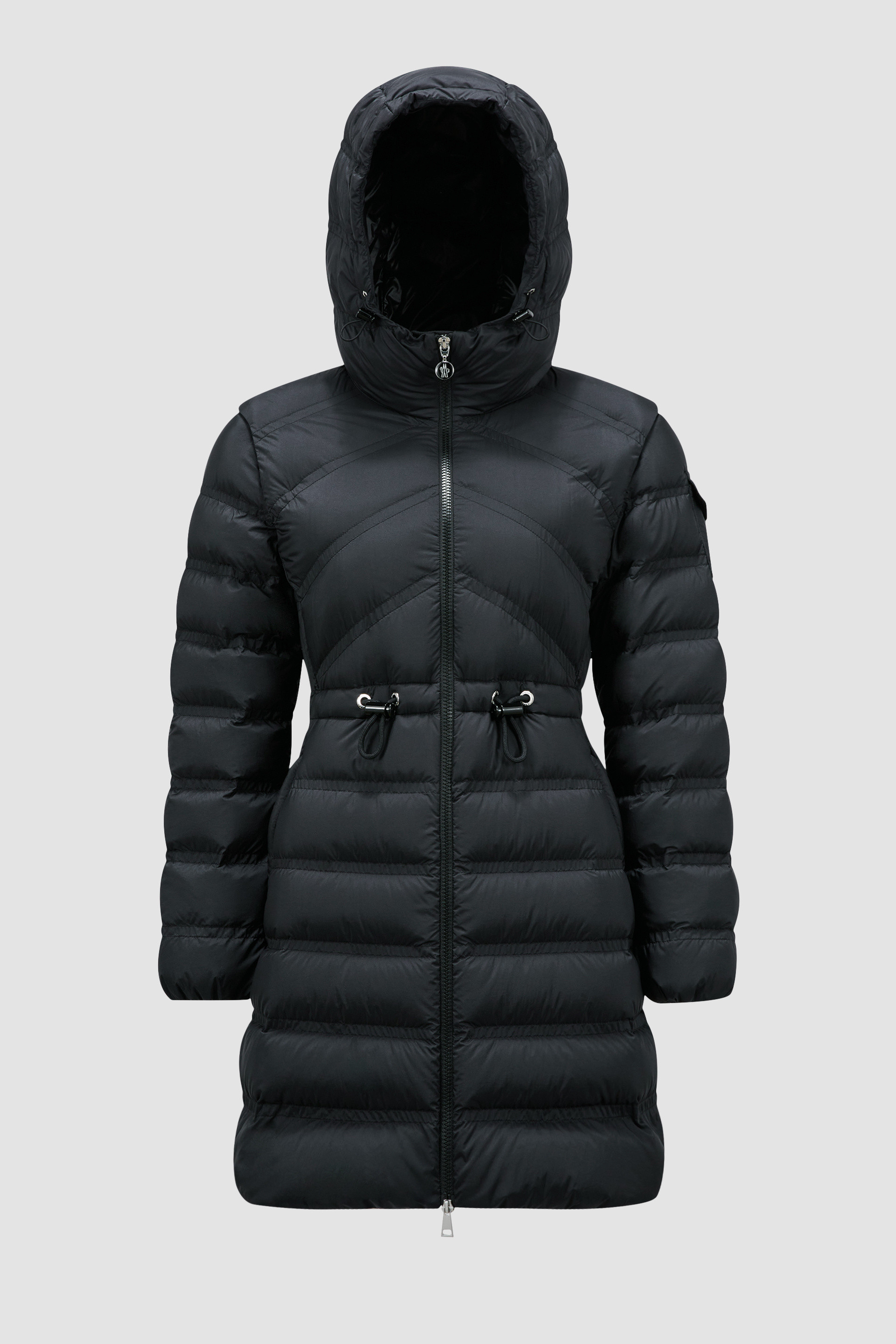 Black Alastore Long Down Jacket - Long Down Jackets for Women 