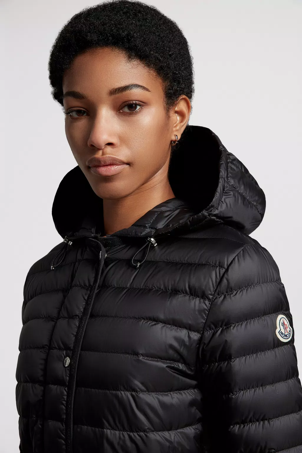 Black Oredonne Long Down Jacket - Long Down Jackets for Women | Moncler CZ