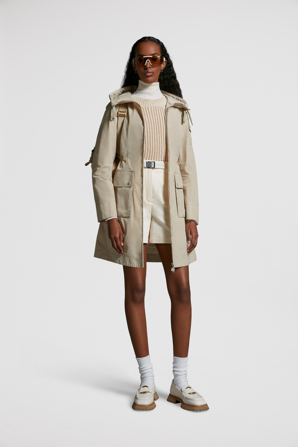 Tan trench coat on sale female