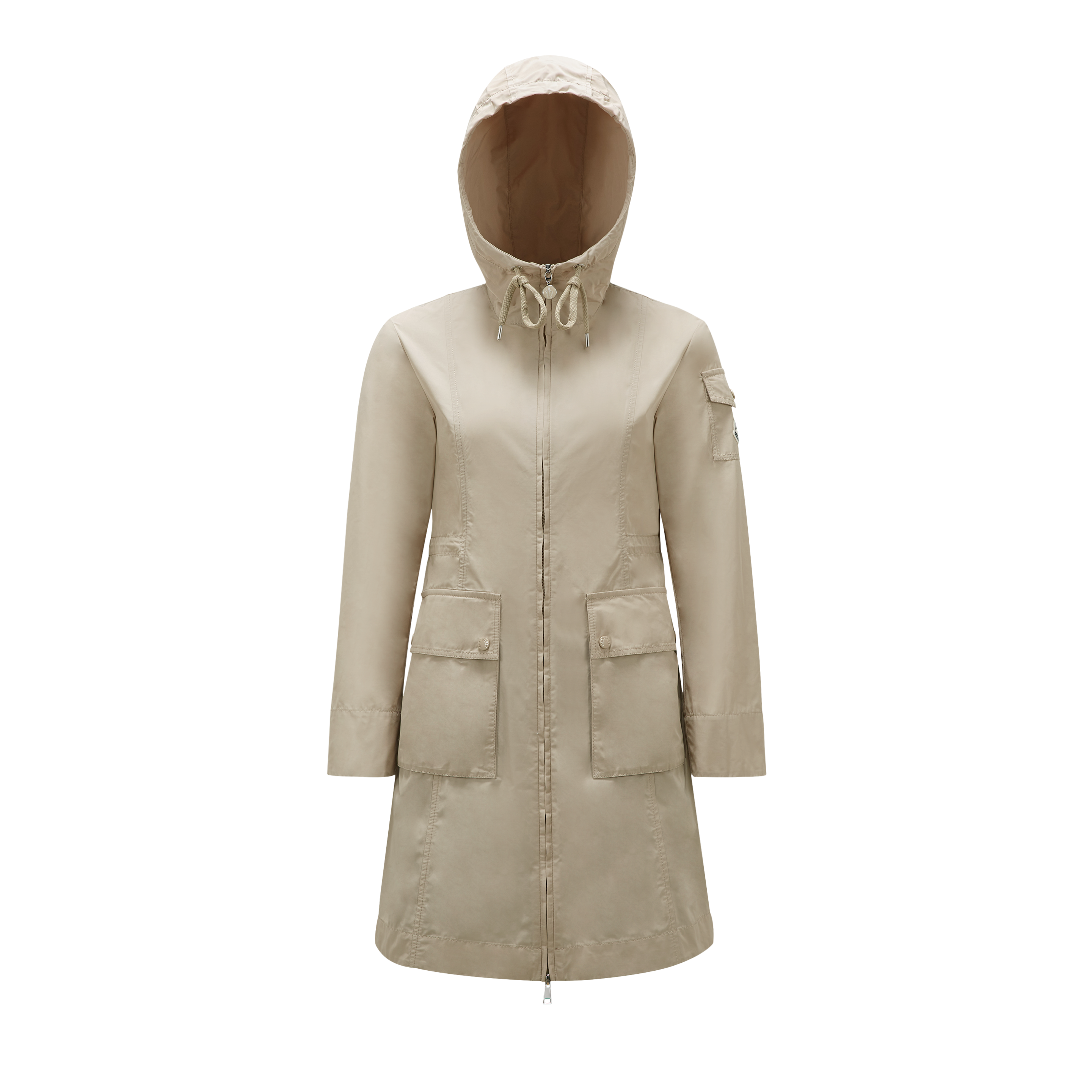 Moncler Collection Parka Laerte In Neutral