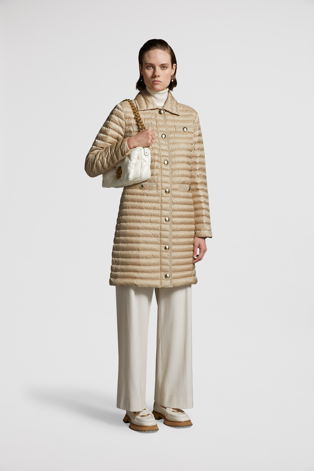 Moncler on sale mantel beige