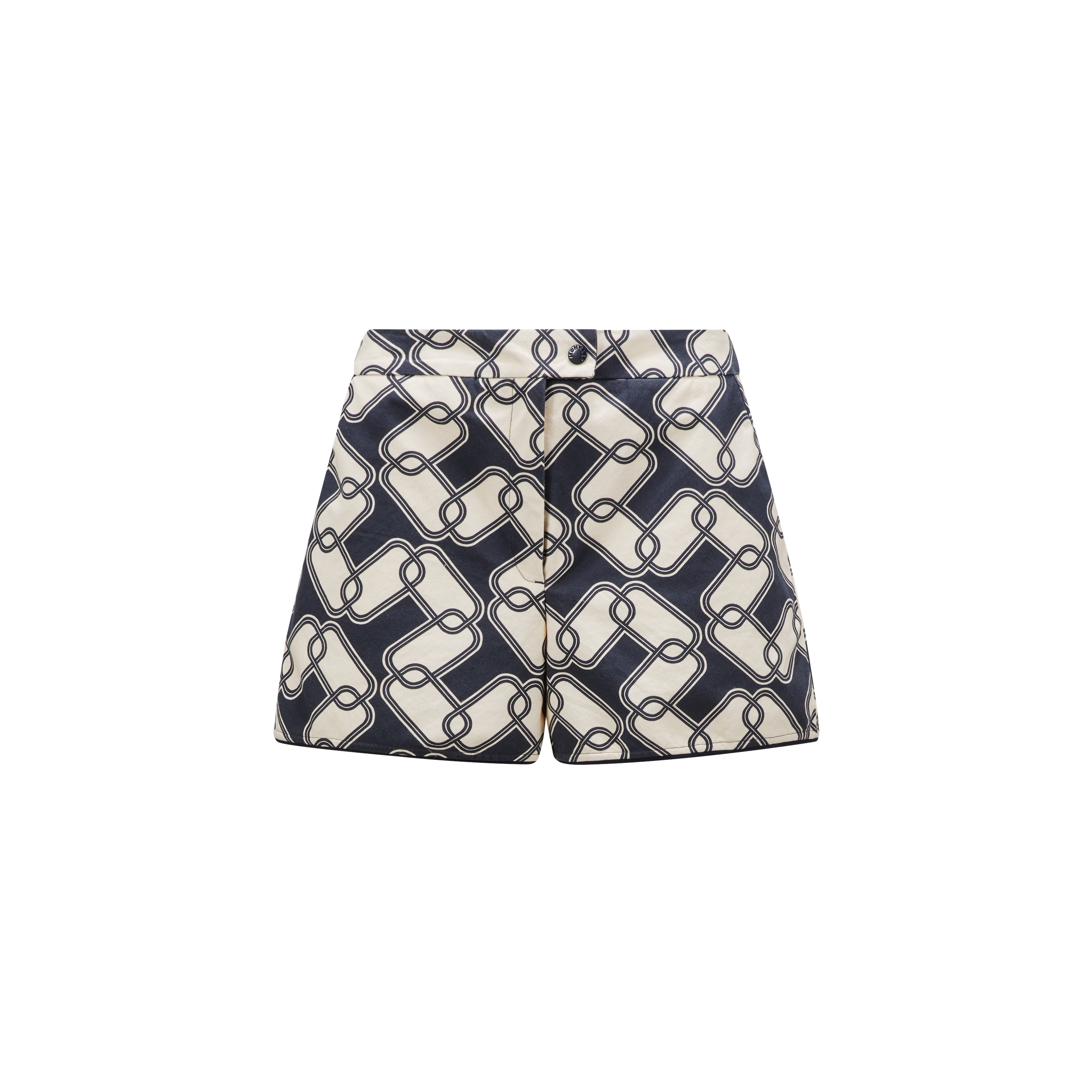 Moncler Collection Printed Shorts Blue