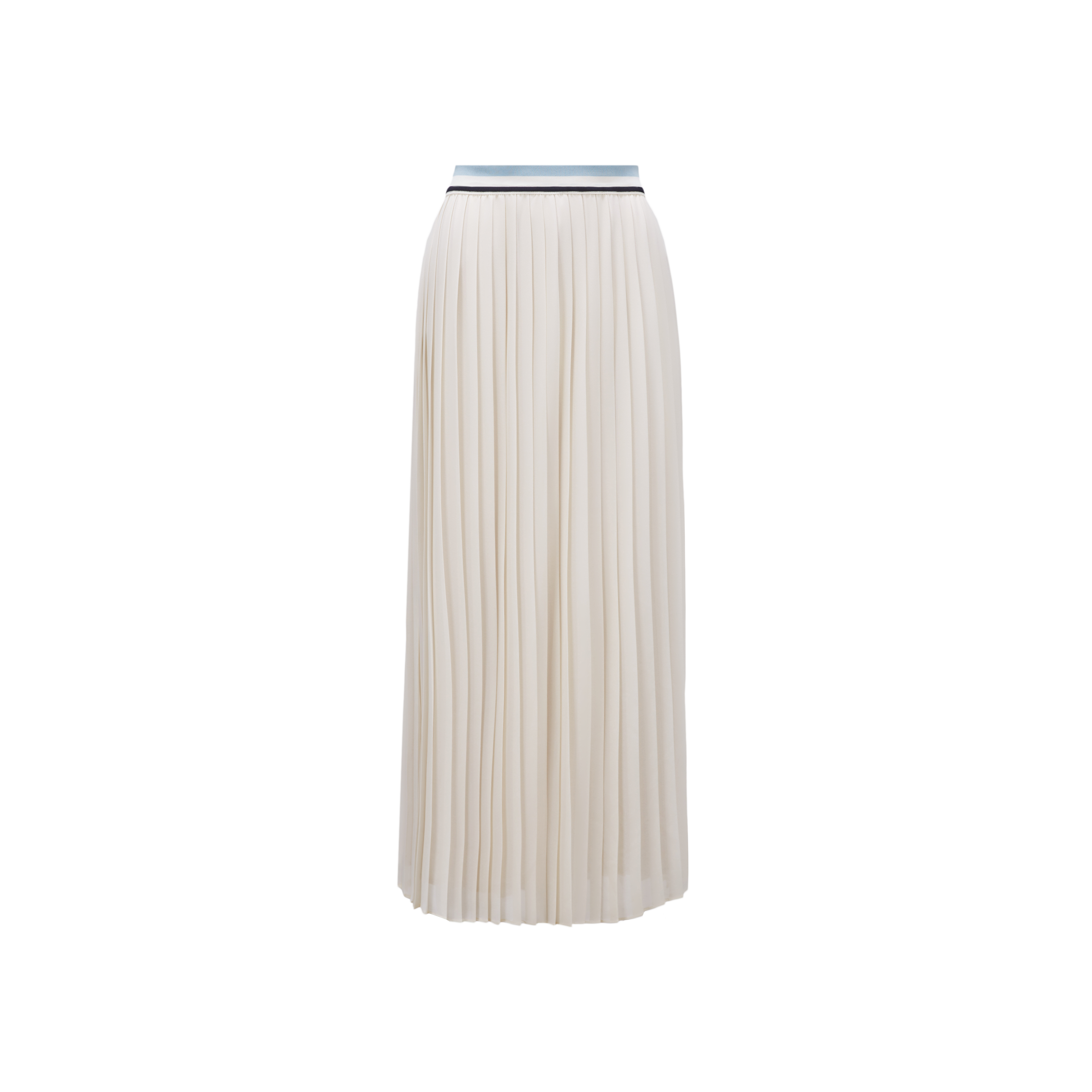 Moncler Collection Pleated Maxi Skirt White