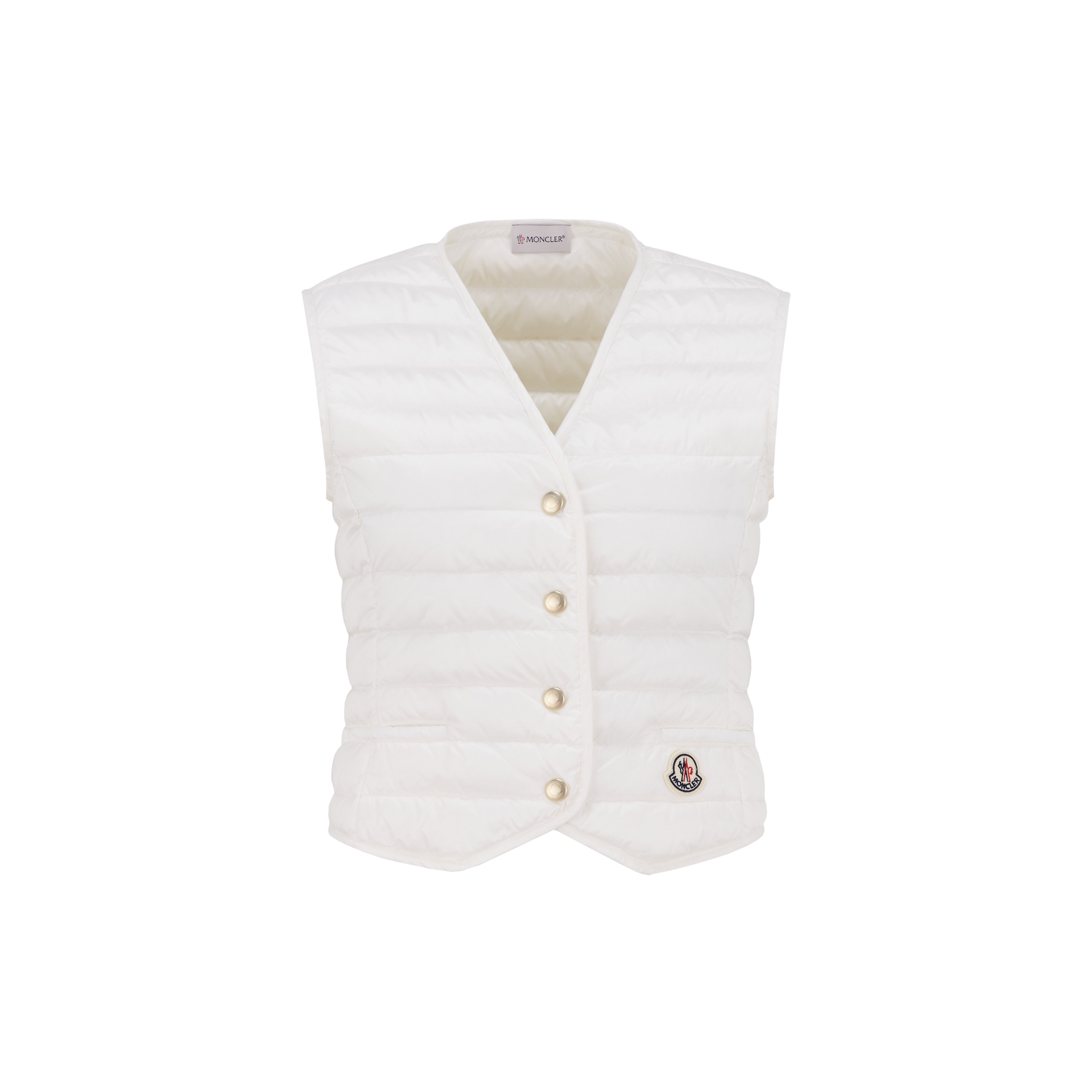 Moncler Collection Down Vest White