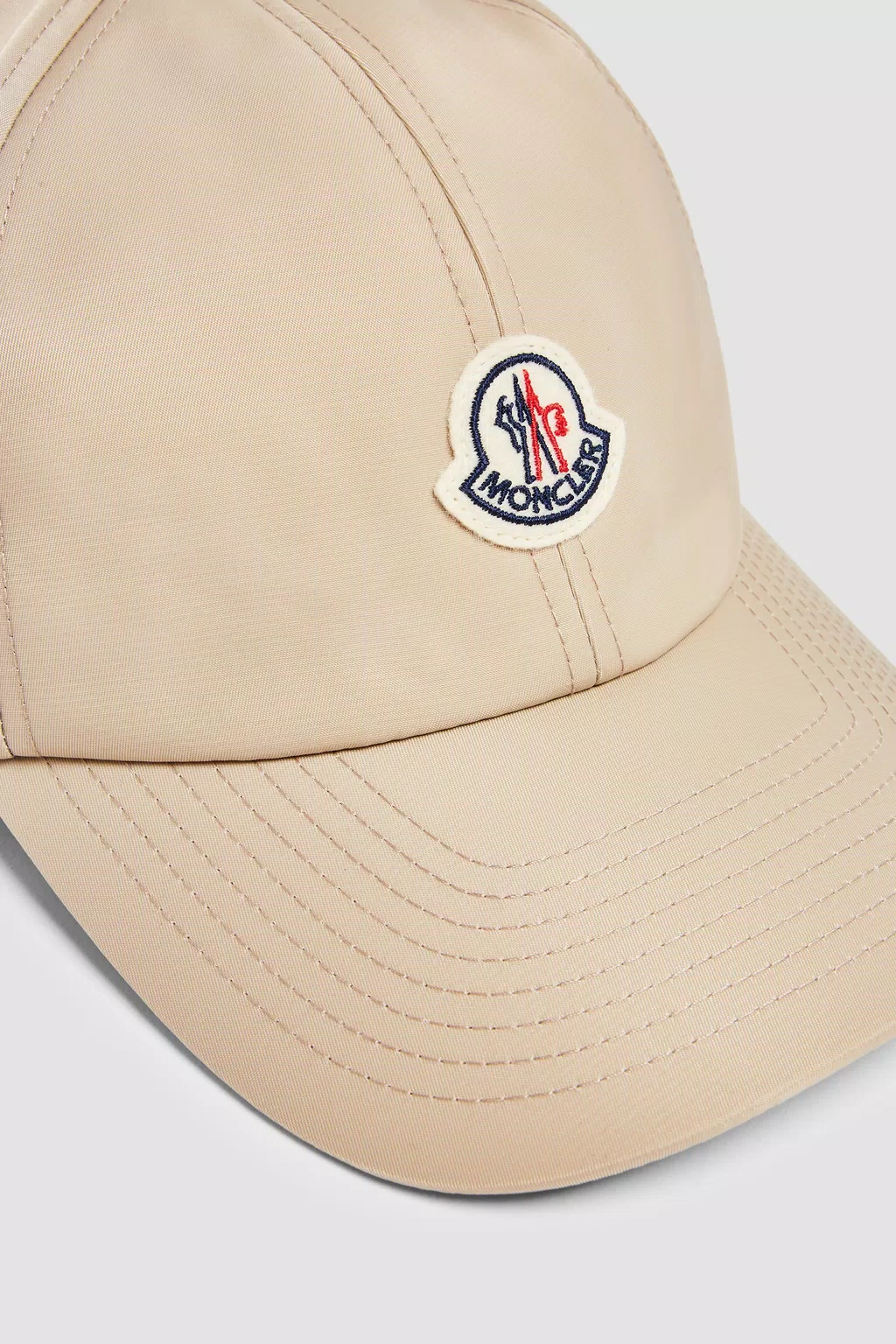 Beige Satin Baseball Cap - Hats & Beanies for Women | Moncler US