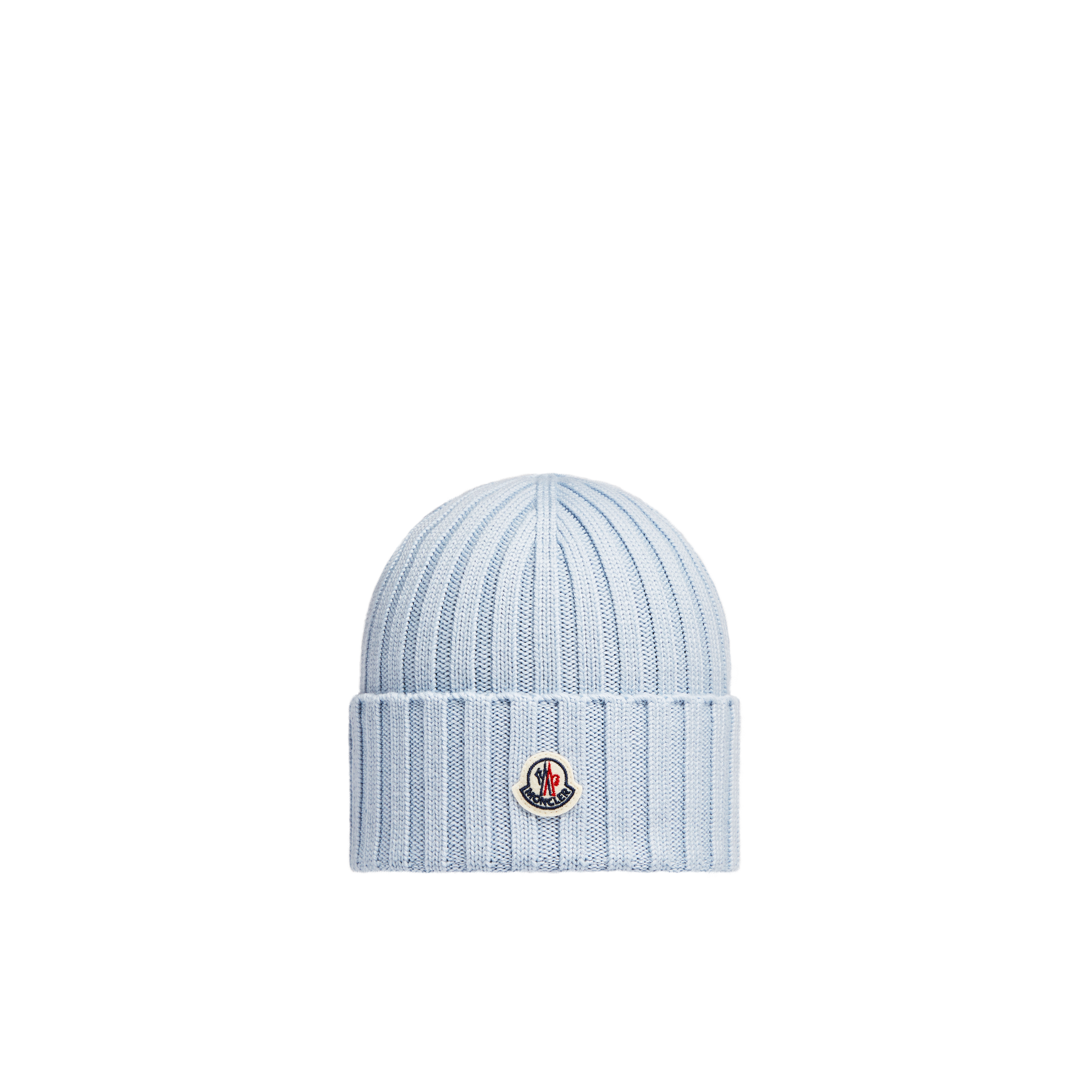 Moncler Collection Wool Beanie Blue