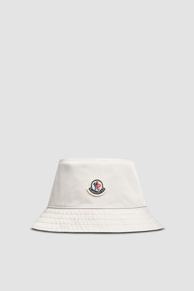 Beige Reversible Bucket Hat - Hats & Beanies for Women | Moncler US