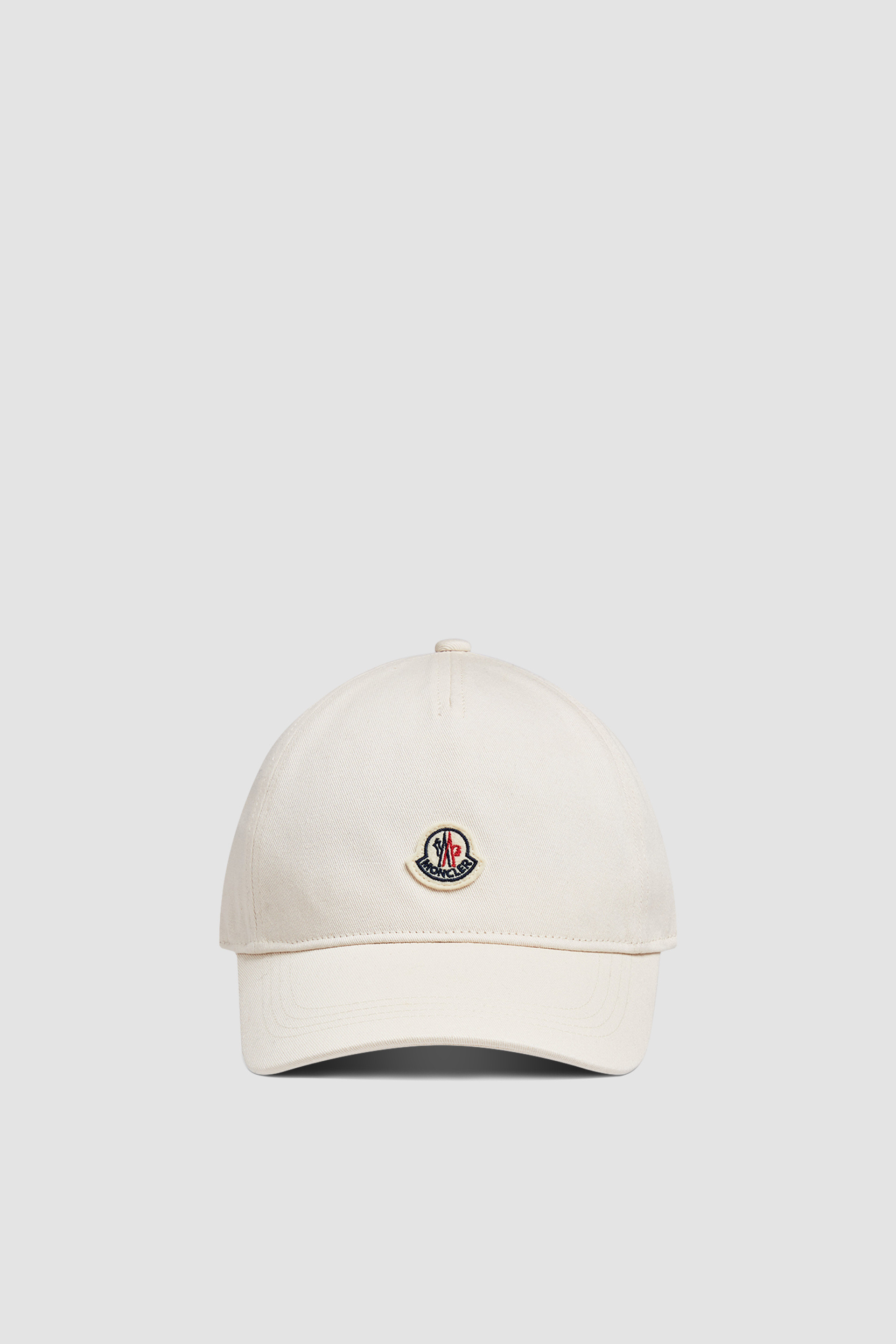 Light Beige Logo Baseball Cap Hats Beanies for Women Moncler MT