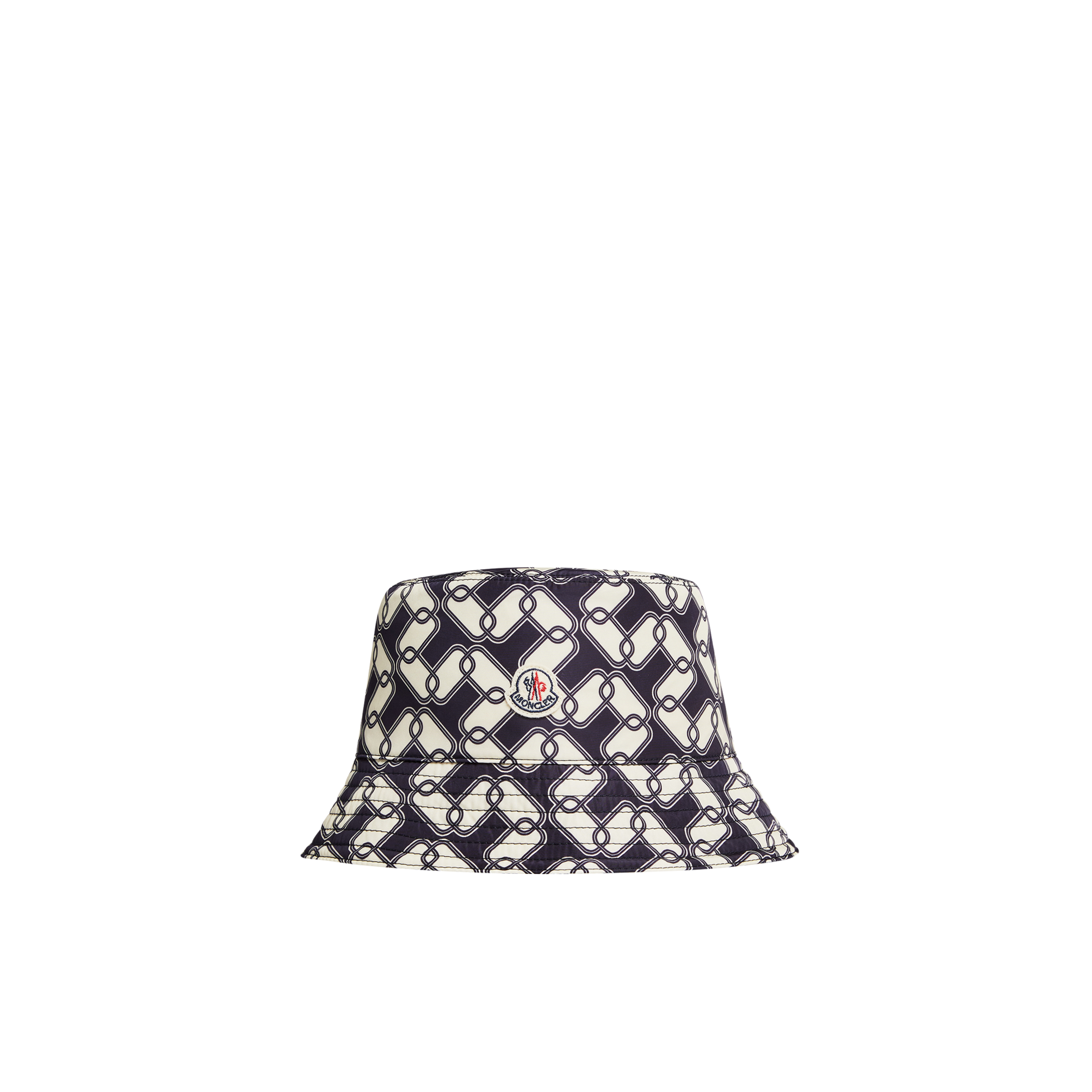 Moncler Collection Chain Print Bucket Hat Blue