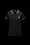 Logo Patch Polo Shirt Women Black Moncler