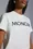 Embroidered Logo T-Shirt Women White Moncler 6