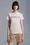 로고 자수 티셔츠 여성 핑크 Moncler