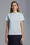 로고 자수 티셔츠 여성 라이트 블루 Moncler