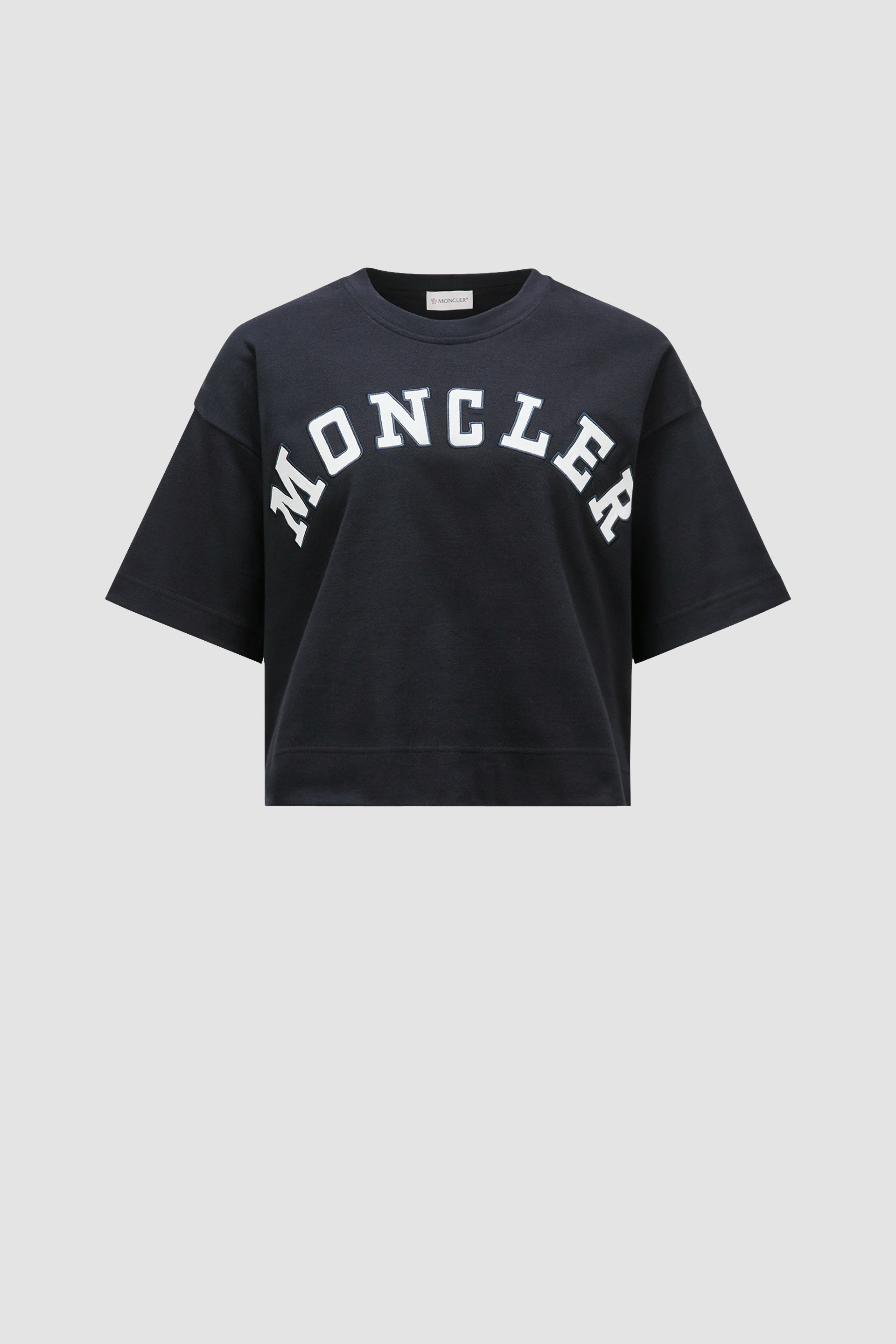 Night Blue Logo T-Shirt - Tops & T-shirts for Women | Moncler US