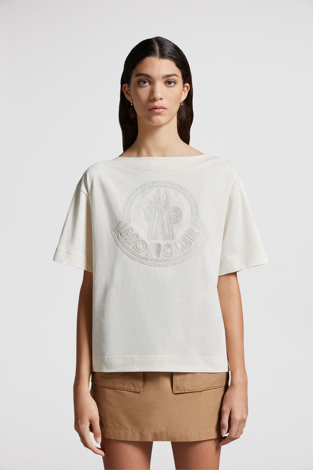 Moncler Women Logo Motif T-Shirt main image 1