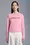 Logo Long Sleeve T-Shirt Women Pink Moncler 4