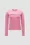 Logo Long Sleeve T-Shirt Women Pink Moncler 3