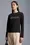 T-shirt à manches longues et logo Femmes Noir Moncler