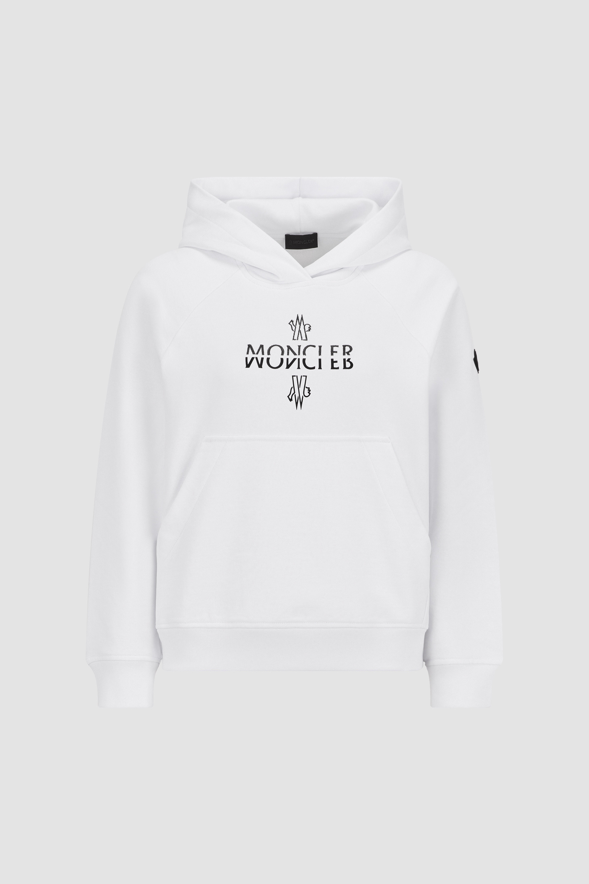 Moncler hoodie shop white