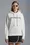 Embroidered Logo Hoodie Women White Moncler