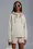 Embroidered Logo Hoodie Women Beige Moncler
