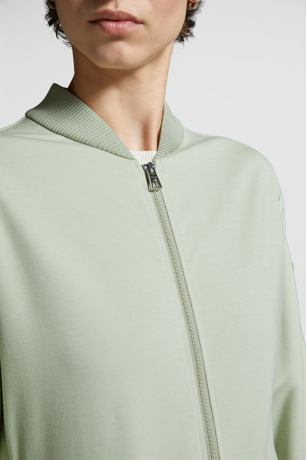 Mint Green ZipUp Sweatshirt Sweaters & Cardigans for Women Moncler US