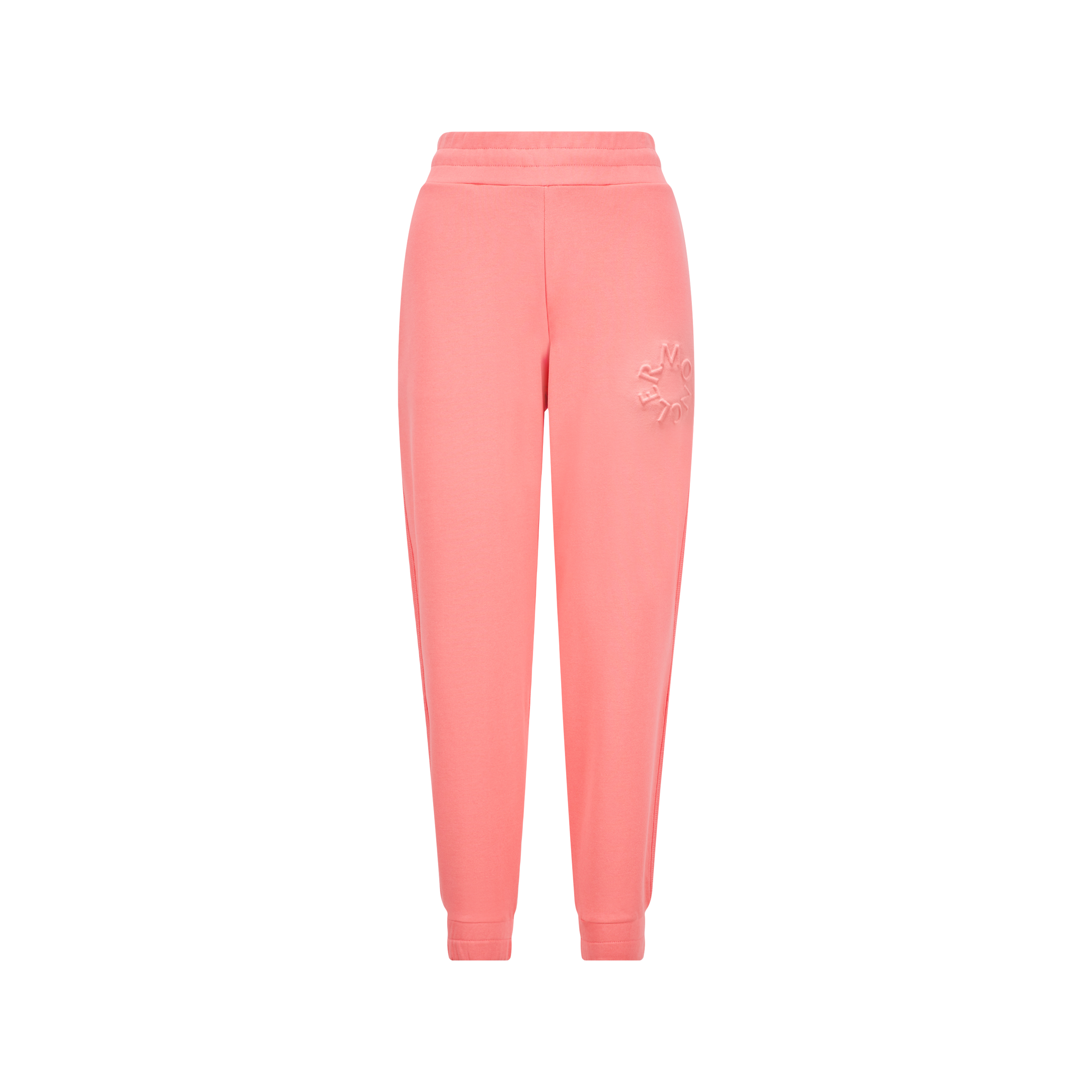 Moncler Collection Embossed Logo Sweatpants Pink