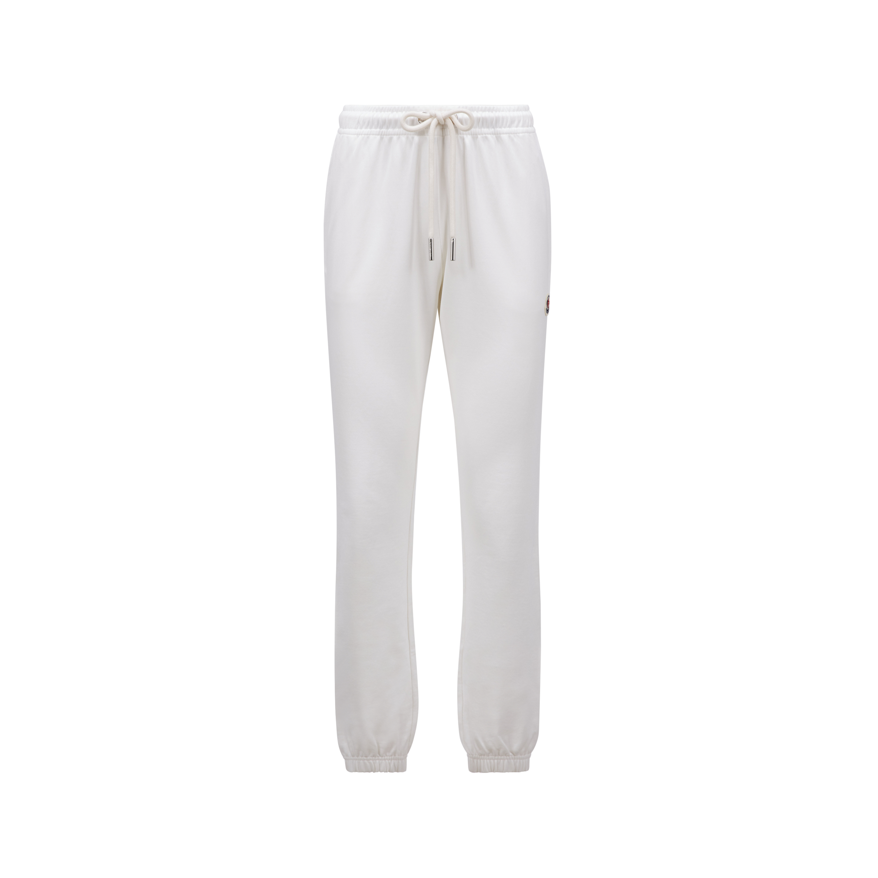 Moncler Collection Logo Patch Sweatpants White