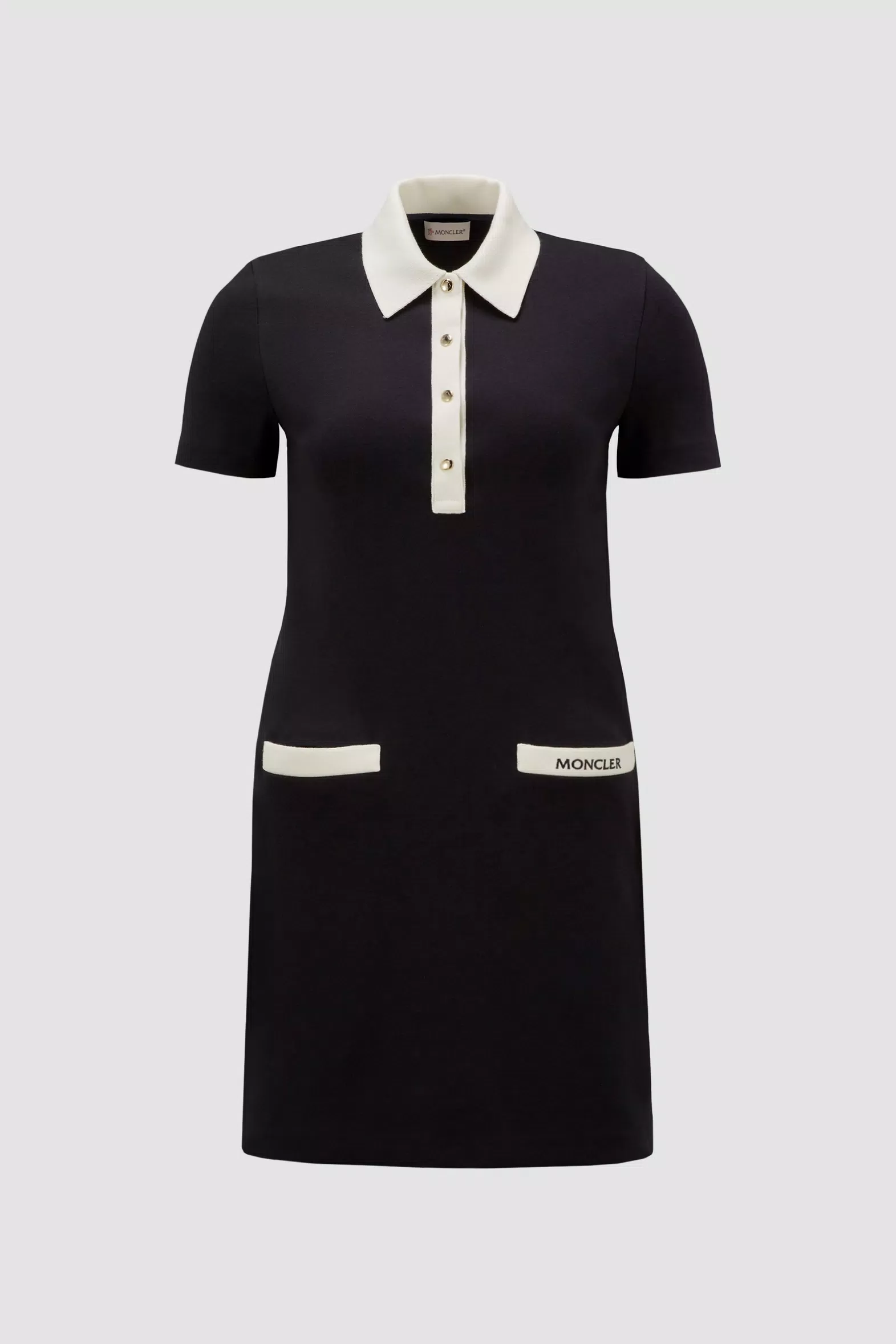 Night Blue Polo Shirt Dress - Dresses for Women | Moncler LT