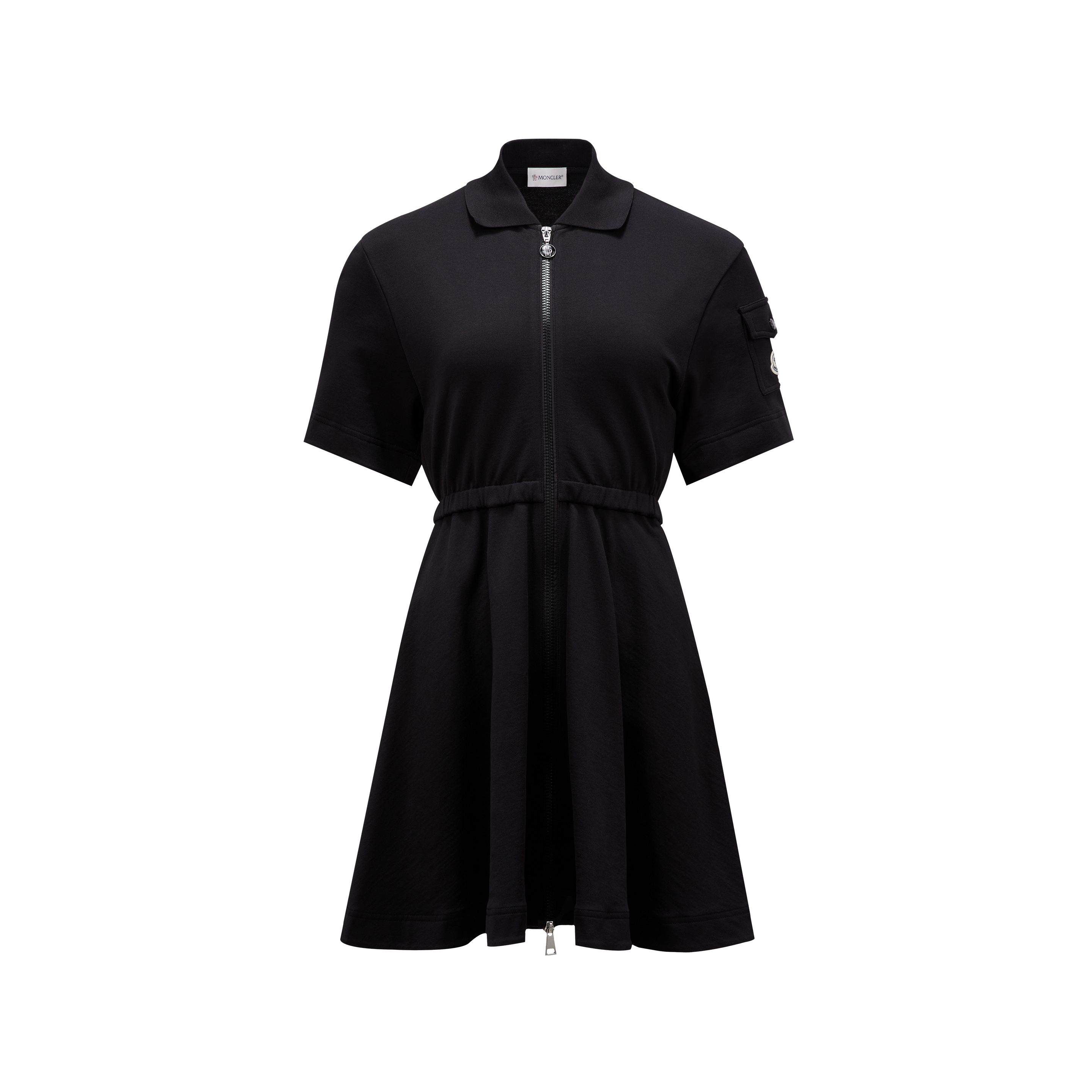 Moncler Collection Dressing Gown Polo In Black