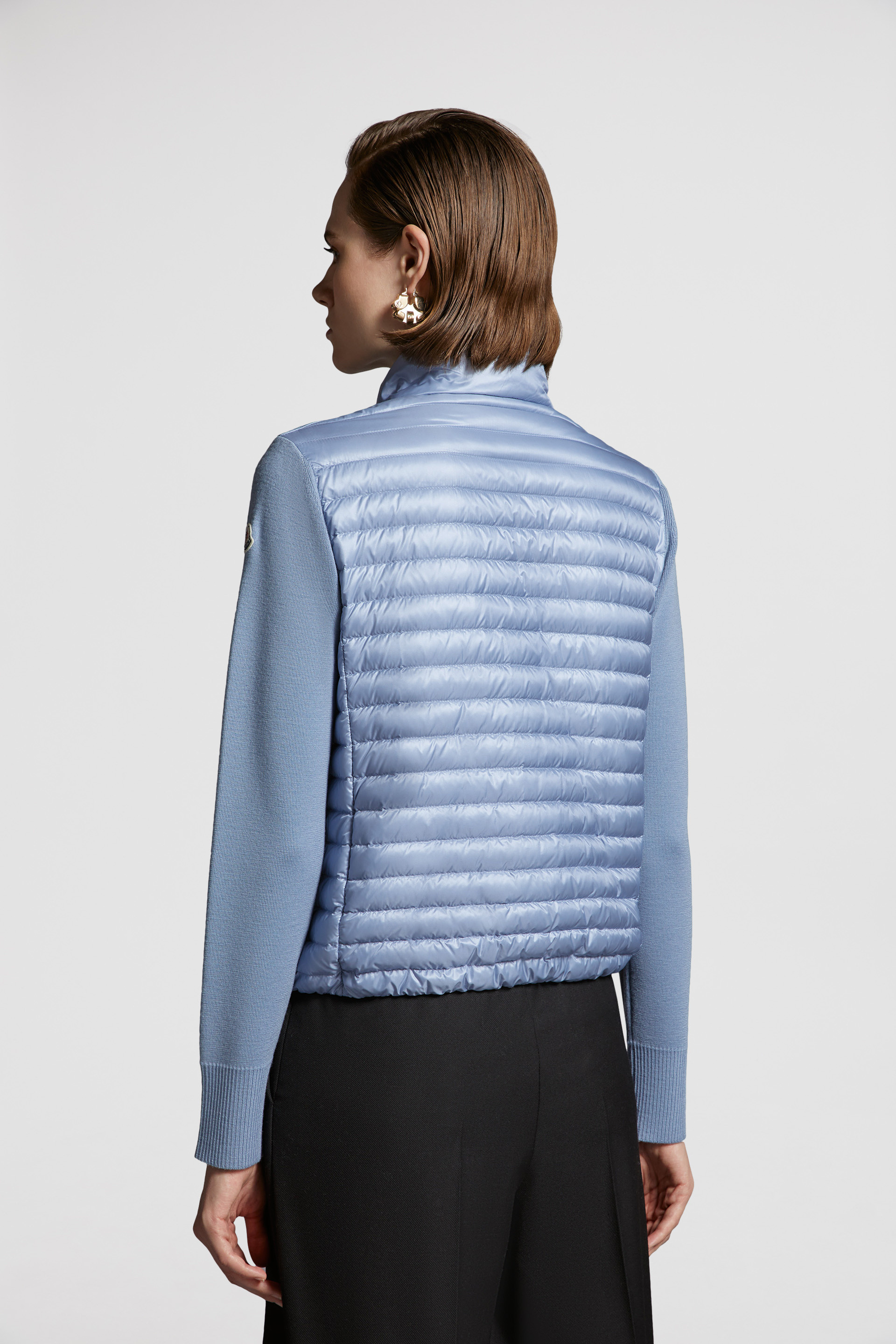 Moncler top cardigan blue