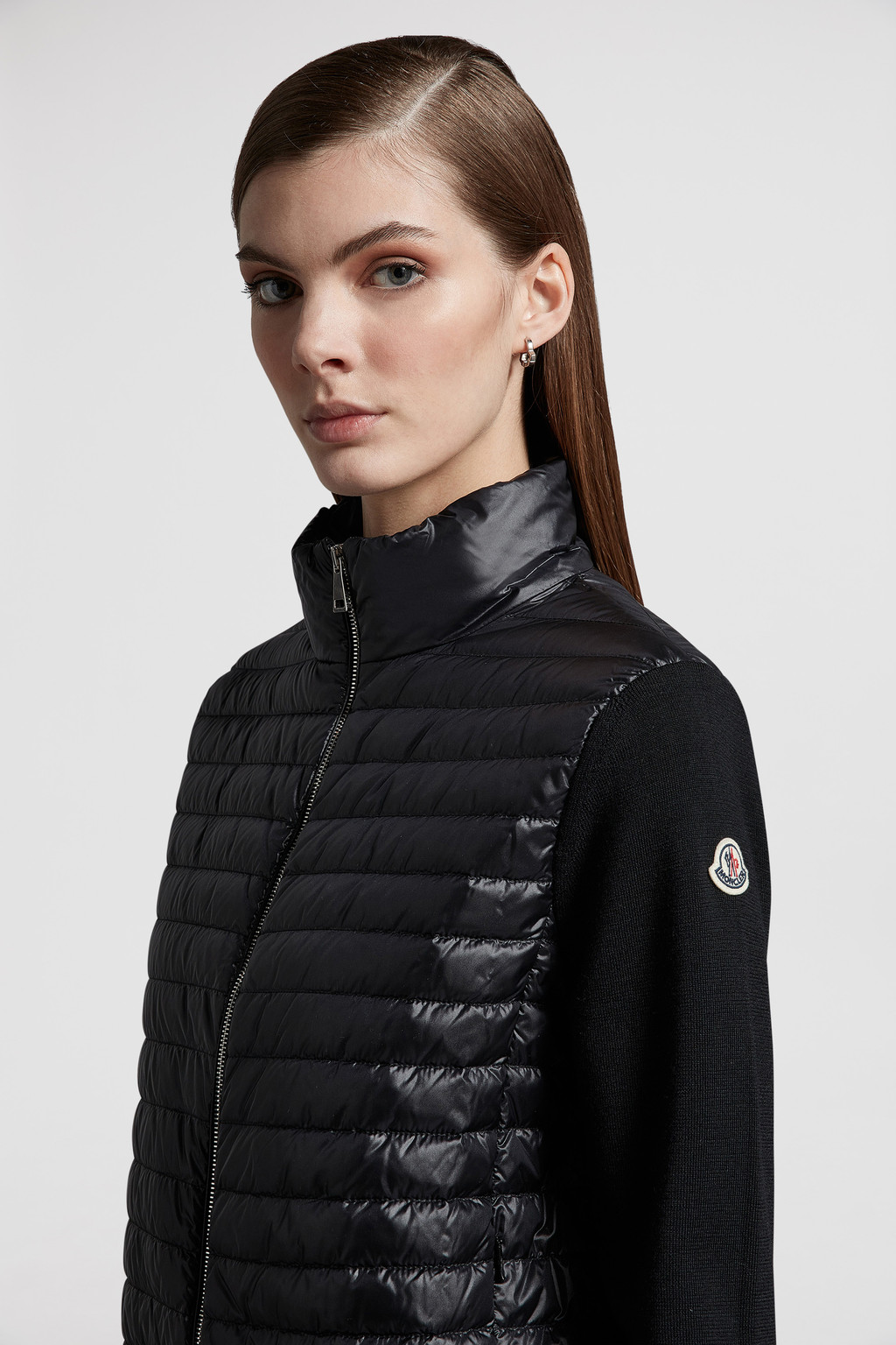 Cárdigan Polo de Lana Bicolor – Tejido Elegante y Cómodo
