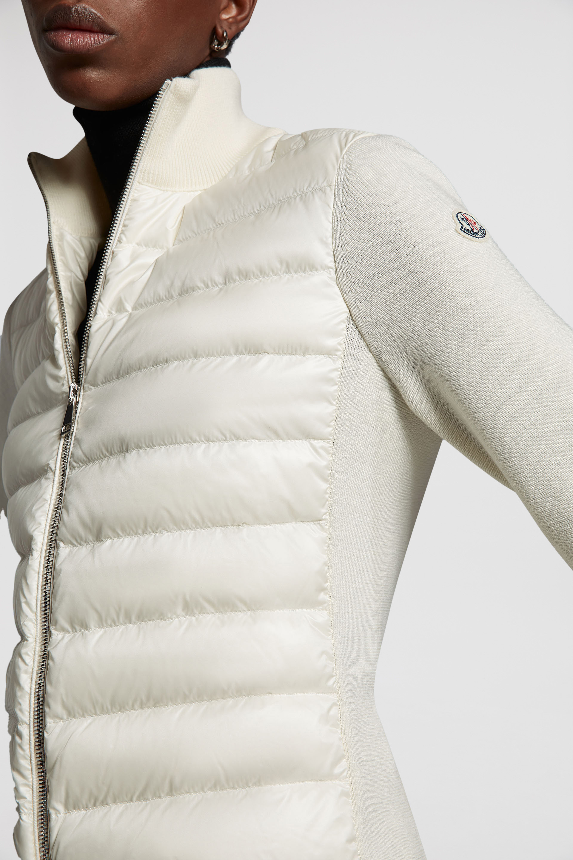 Moncler white shop cardigan