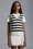 Striped Wool Gilet Women White & Blue Moncler 4