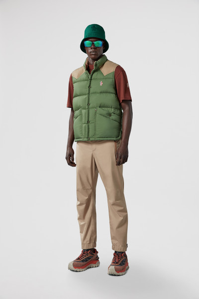 Beige & Green Veny Down Vest - Vests for Men | Moncler US 