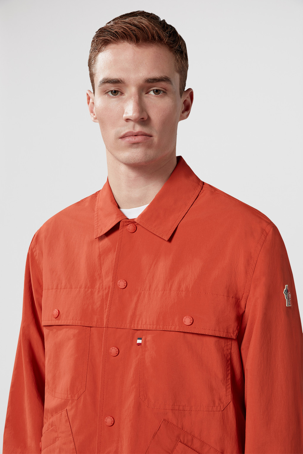 Orange Nax Shacket - Coats & Jackets for Men | Moncler RO