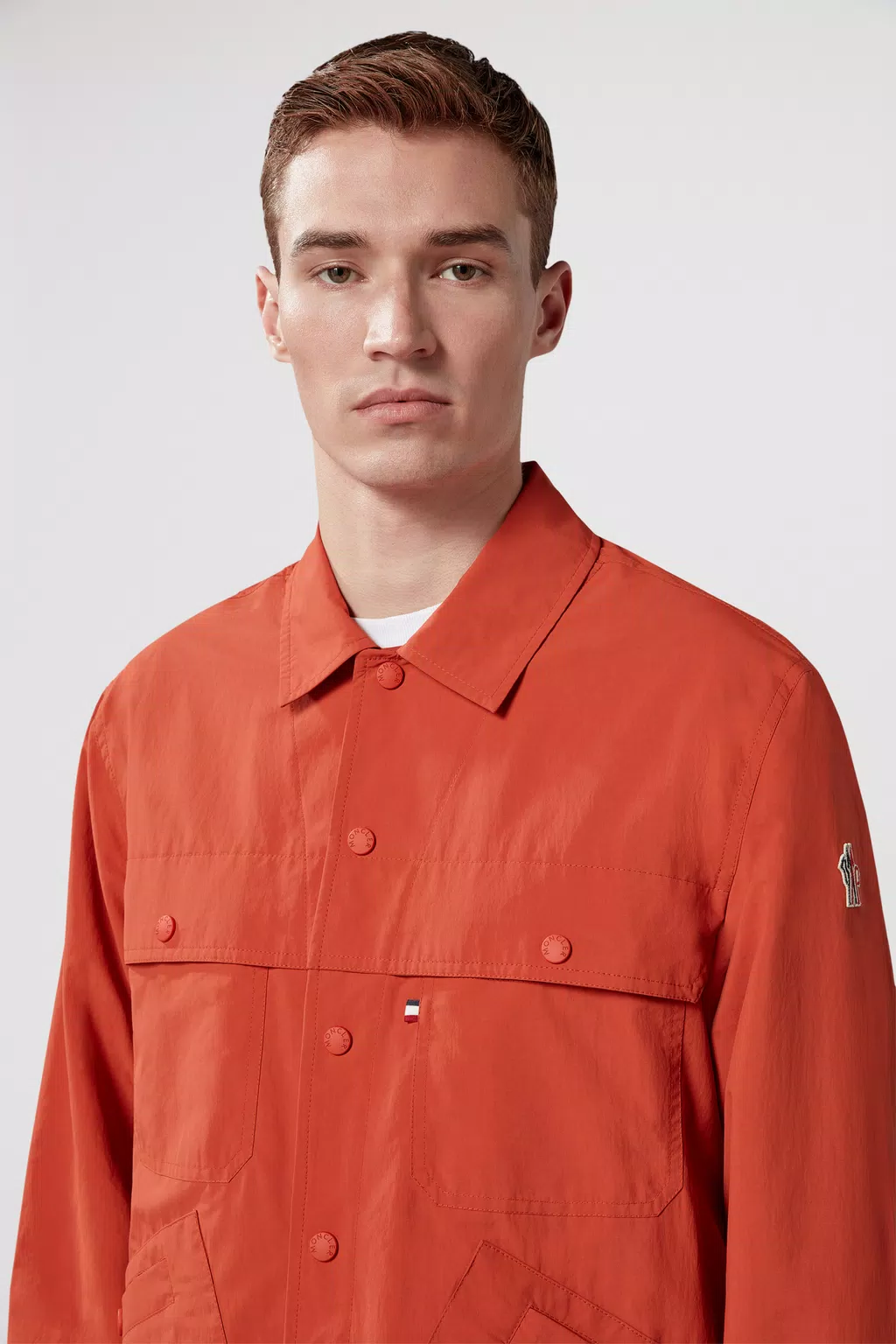 Orange Nax Shacket - Coats & Jackets for Men | Moncler RO