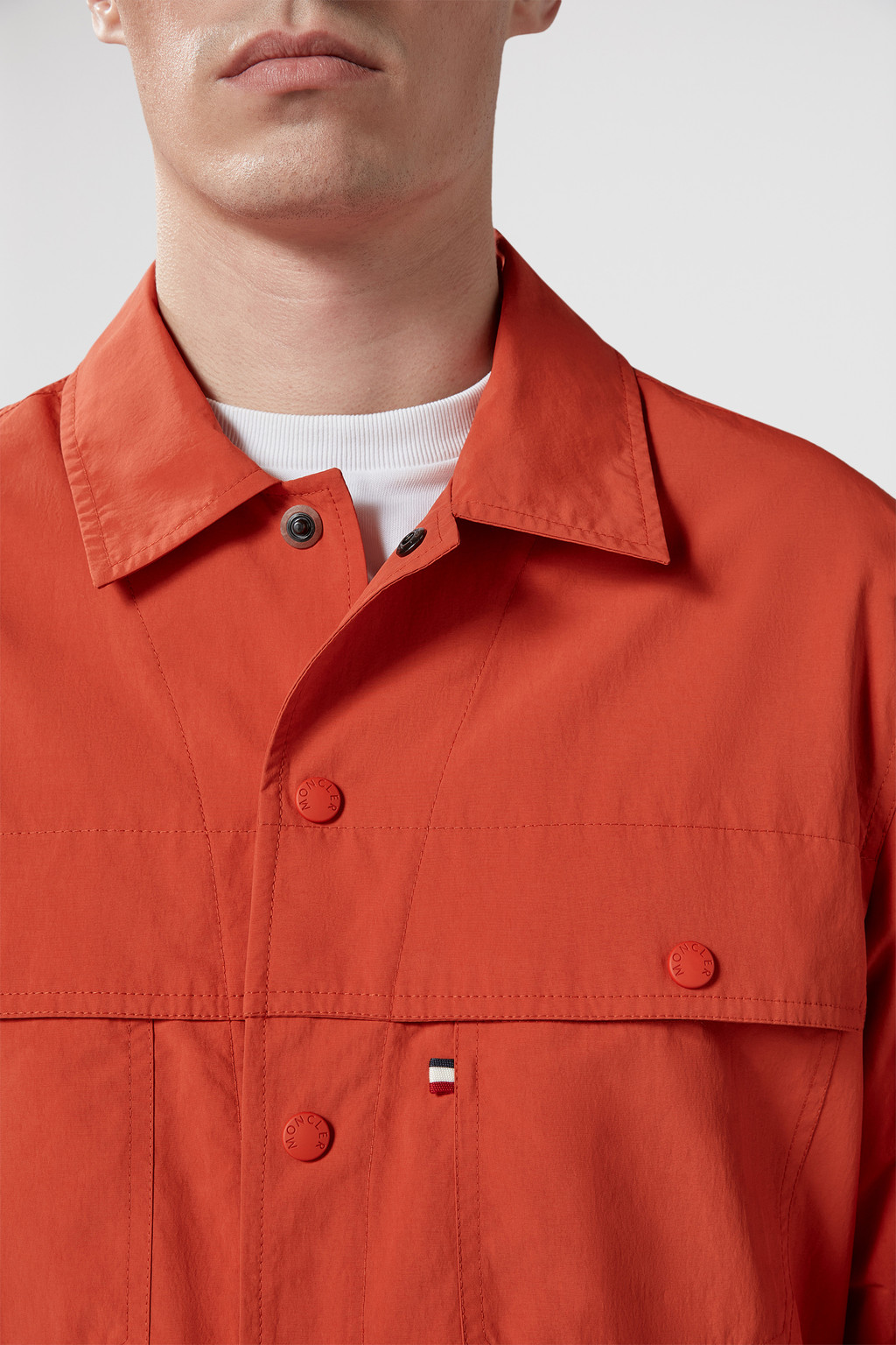 Orange Nax Shacket - Coats & Jackets for Men | Moncler RO