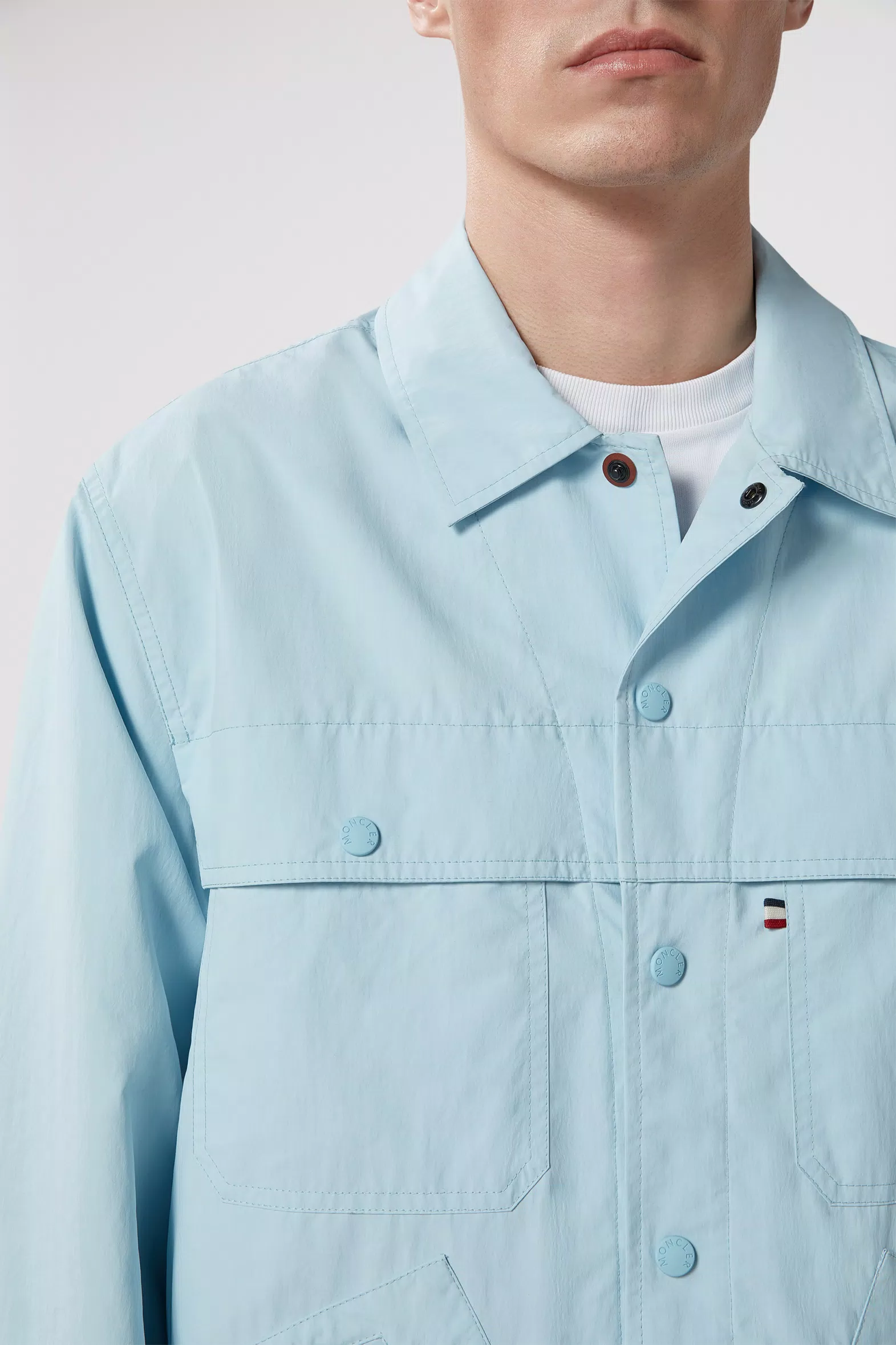 Shacket Nax Bleu clair - Manteaux et vestes Homme | LU Shacket Nax Bleu clair - Manteaux et vestes Homme | LU